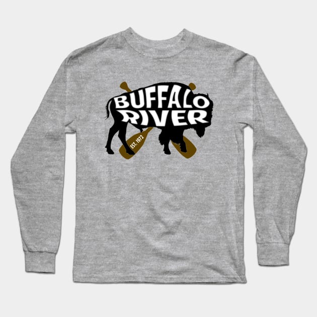 Buffalo National River design Long Sleeve T-Shirt by Arkansas Shop